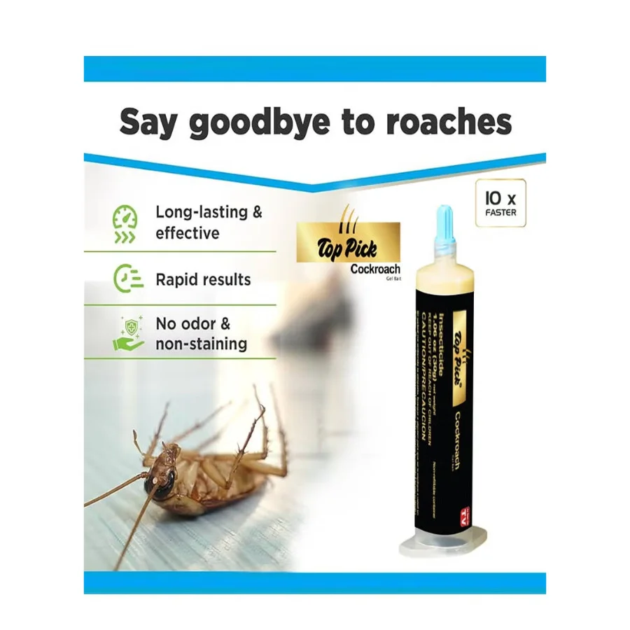 Top Pick Cockroach Guard Gel Bait 30g – Powerful Cockroach Killer Gel for Home, Kitchen & Bathroom Pest Control